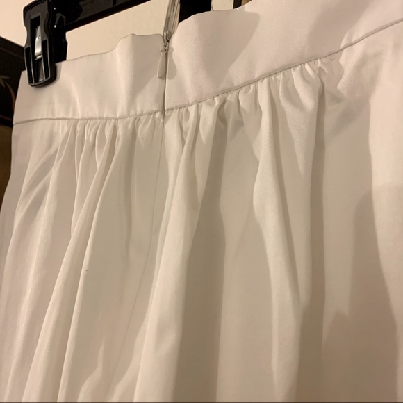 Zara Mid-length White Skirt with Pockets - Picture 4 of 4